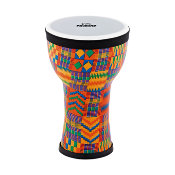 Mini Djembe NINO-EMDJ-KQ Elements Mini 6 Plg x 10 1/2 Plg Kenyan Quilt