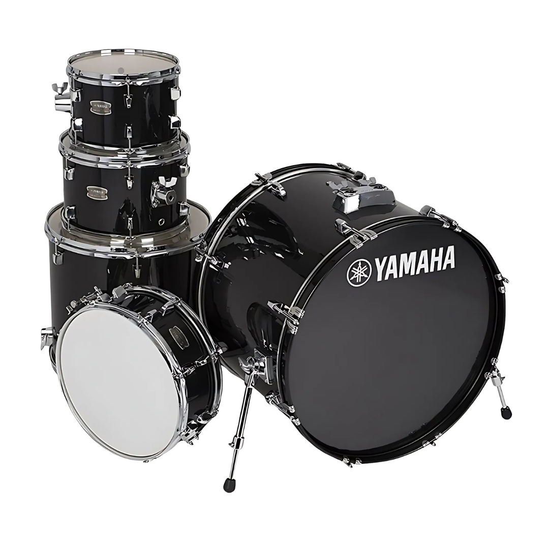 Batería Acústica Serie Rydeen Bombo 20 Plg - No Incluye Accesorios - Negro Escarchado
