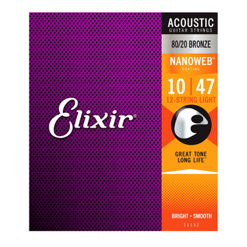 Juego De 12 Cuerdas Para Guitarra Light -.010-0.47