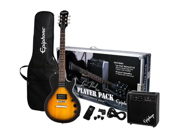 Paquete de Guitarra Eléctrica Les Paul Special II, Vintage Sunburst