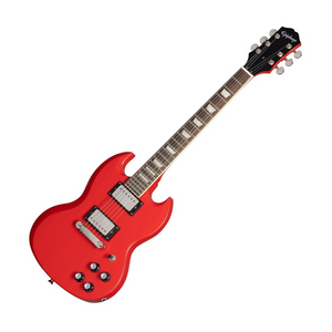 Pack de Guitarra Eléctrica Power Players SG Lava Red