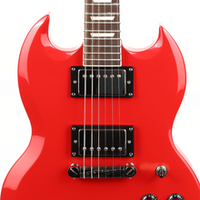 Pack de Guitarra Eléctrica Power Players SG Lava Red