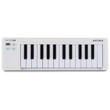 Controlador MIDI MicroLAB 3 de 25 teclas - Blanco