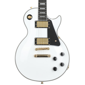 Guitarra Eléctrica Les Paul Custom Blanco Alpino