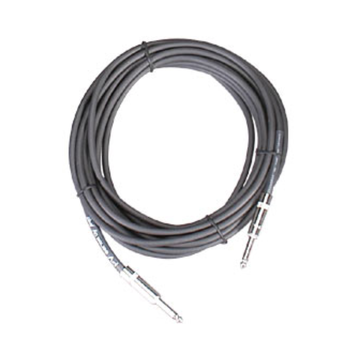 Cable Para Bocina Plug 1/4 - 1/4 Plg 15 Pies Negro