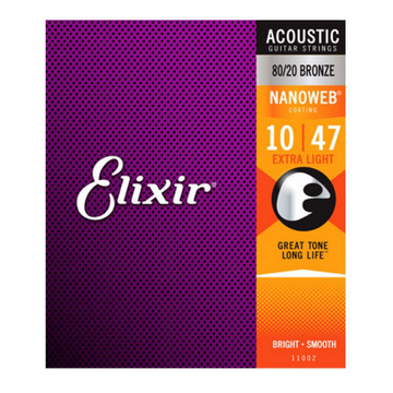 Juego De Cuerdas Para Guitarra Acústica Extra Light-.010-0.47