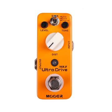 Pedal Para Guitarra De Distorsión 9 V 3.6 Plg x 1.7 Plg x 2 Plg Naranja
