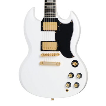 Guitarra Eléctrica SG Custom incluye estuche, Color Alpine White