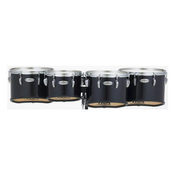 Pearl Championship Marching Tom Set, Quad (8,10,12 &13) NEGRO