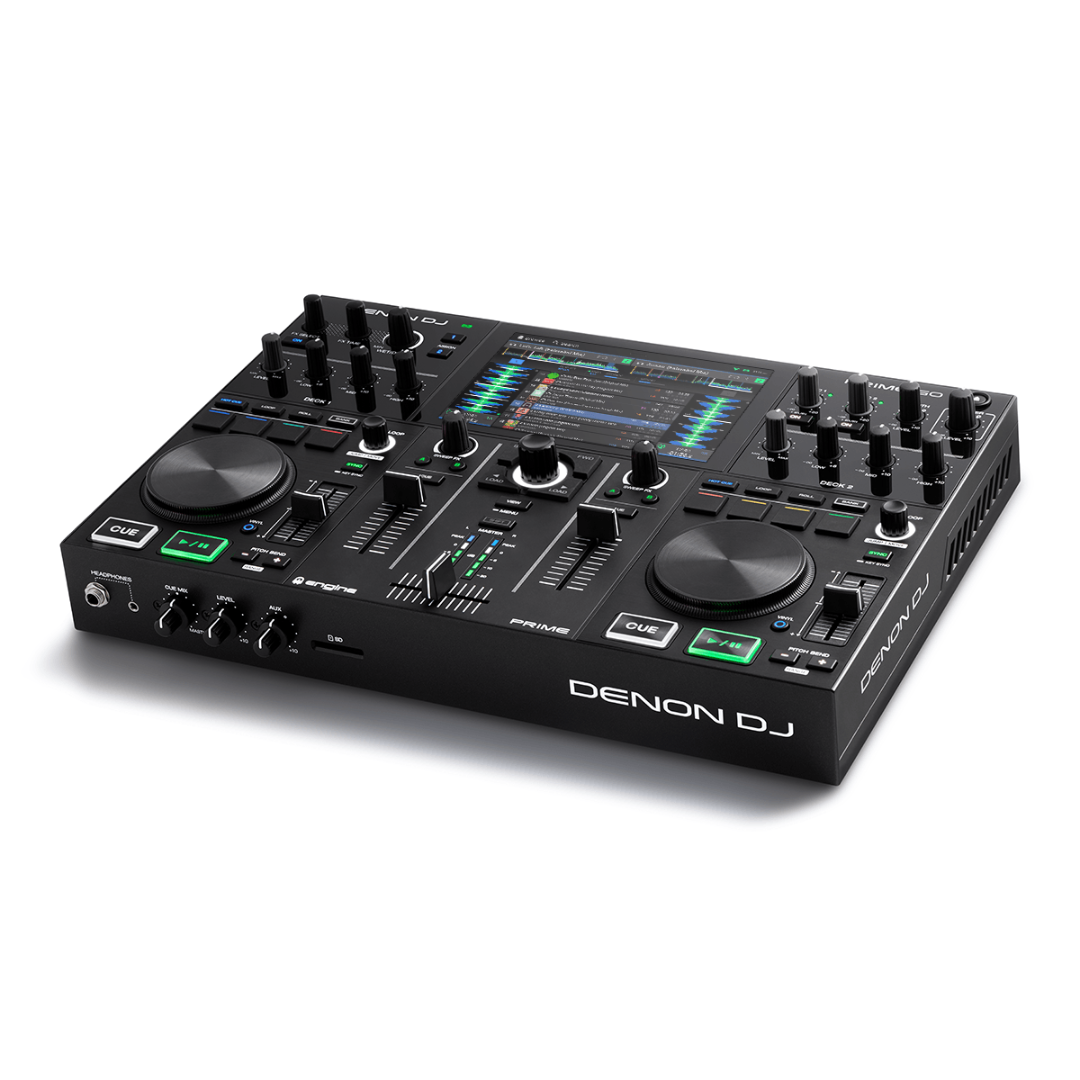 Controlador de DJ Inteligente Recargable Independiente de 2 Decks con Pantalla Táctil de 7