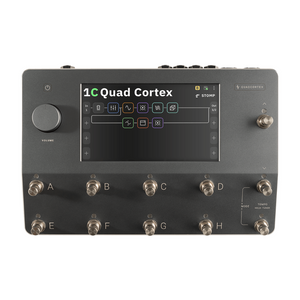 Pedal  de guitarra/bajo con procesador digital SHARC de cuatro núcleos looper integrado