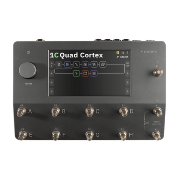 Pedal  de guitarra/bajo con procesador digital SHARC de cuatro núcleos looper integrado
