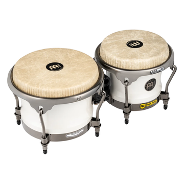 Bongós 7 Plg y 8 1/2 Plg Roberto Serrano Signature, Color blanco perla