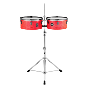 Juego de Timbales 14 Plg y 15 Plg Manolito Rodriguez Signatur, Color Atomic Red