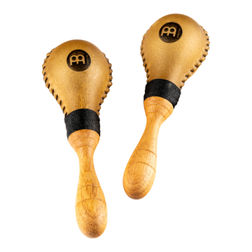 Maracas Mini MSM2 Cuero Beige y Negro