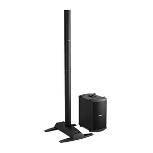 Sistema De Column Array Negro Con Base L1 Model II