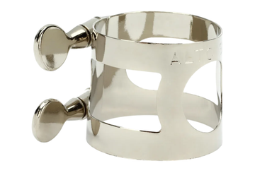 Ligadura Para Saxofón Alto 2 Plg x 2 Plg x 2 Plg Niquelado