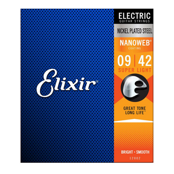 Juego De Cuerdas Para Guitarra Eléctrica Nanoweb Super Light-0.009-.042