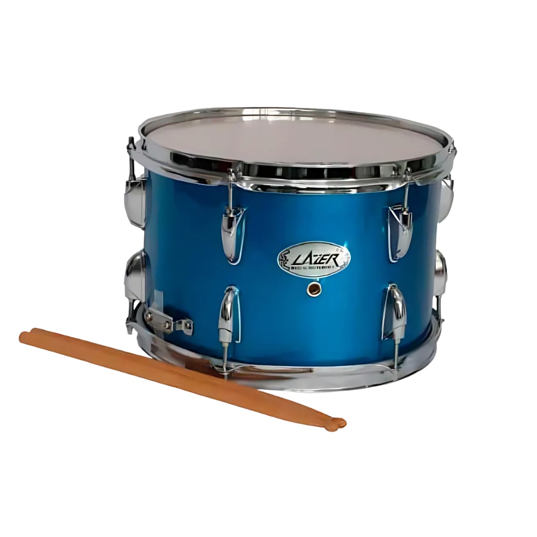 Caja Redoblante 14 x 10 Plg Con Bolillo Y Correa - Azul