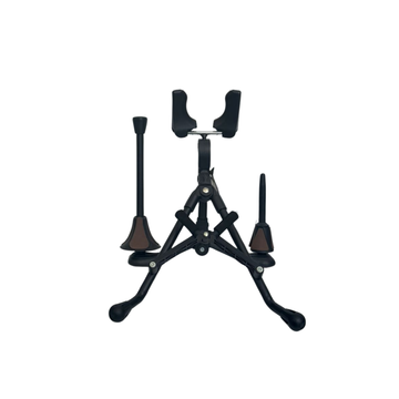 Pedestal Para Saxofón Alto, Saxofón Soparano y Flauta o Clarinete 430 x 138 MM Negro