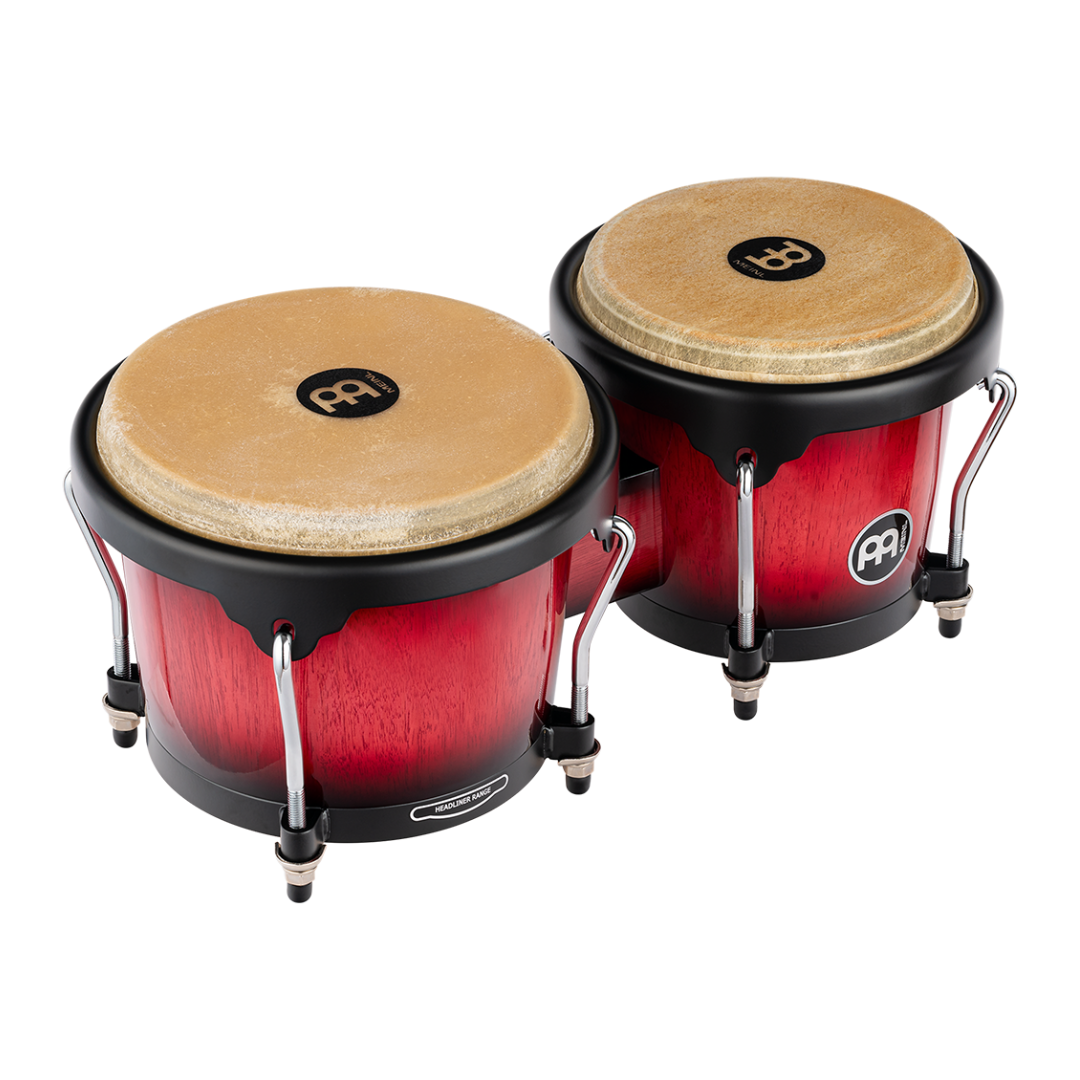 Bongo 6 3/4 Plg Y 8 Plg  Madera Wine RedBurst