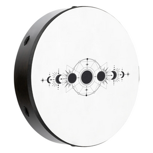 Tambor Ritual 16" – Fases Lunares, Parche Sintético True Feel