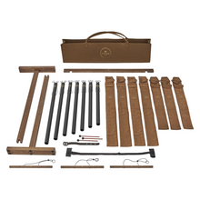 Set de 7 Campanas Tubulares para Baño de Sonido – Chakras, 432 Hz, Negras