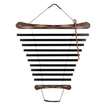 Campana de Flujo para Meditación 38" / 95 cm – 432 Hz, 10 Notas, Mi Menor, Negra