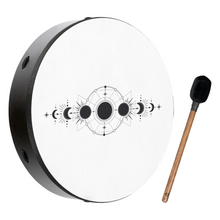 Tambor Ritual 16" – Fases Lunares, Parche Sintético True Feel