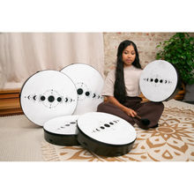 Tambor Ritual 16" – Fases Lunares, Parche Sintético True Feel