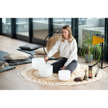 Alfombra para Meditación – Oro Vintage, Diseño Floral