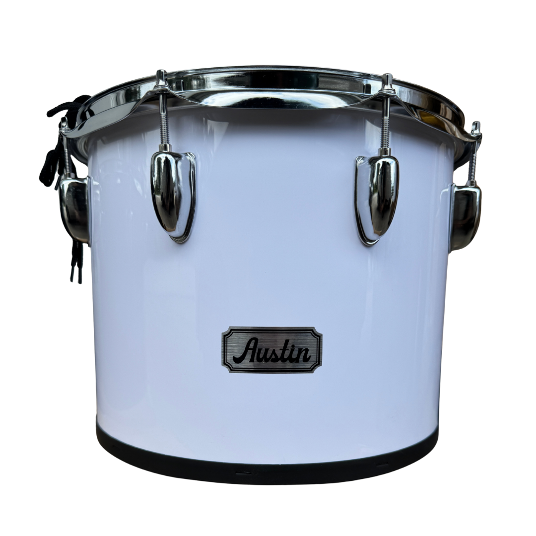 Tenor Austin 12 x 10 Plg. Sin Aro Inferior con Correa y Macetines, Blanco