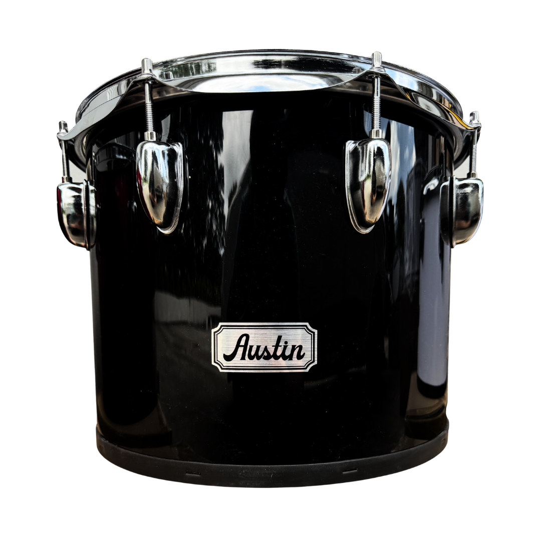 Tenor Austin 14 x 10 Plg. Sin Aro Inferior con Correa y Macetines, Negro