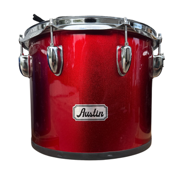 Tenor Austin 12 x 10 Plg. Sin Aro Inferior con Correa y Macetines, Rojo