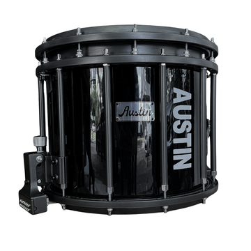 Redoblante Con Bolillos y Cargador  14 Plg x 12 Plg - Negro