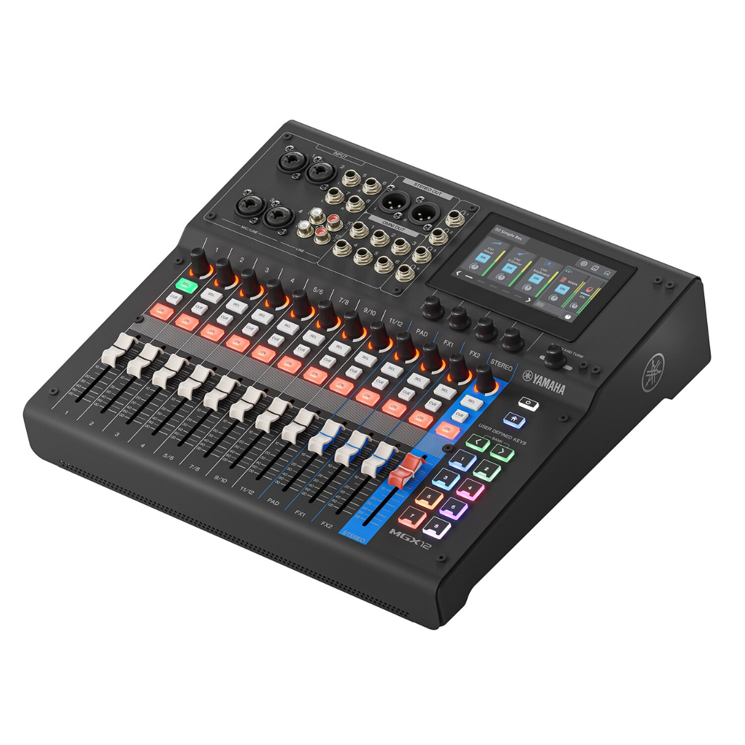 Consola 18 Canales Con Interfaz De Audio - Yamaha - MGX12 B //U