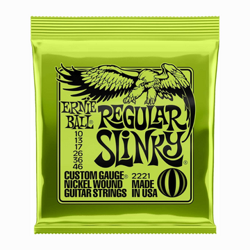 Juego De Cuerdas Para Guitarra Eléctrica Slinky Nickl Rglr .10-.46