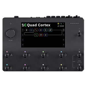 Pedal  de guitarra/bajo con procesador digital SHARC de cuatro núcleos looper integrado
