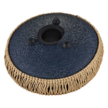 Tambor Metálico de Lengüetas 10" – Octava Media, Do Menor, 8 Notas, 432 Hz, Azul Marino