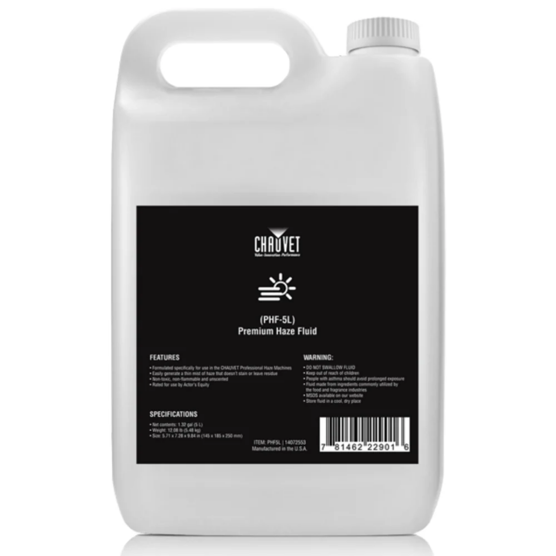 Líquido Premium Haze para Maquina de Humo 5L