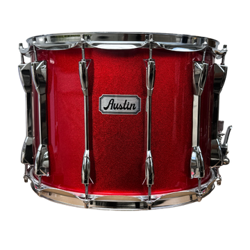 Caja Redoblante 14 x 12 Plg Con Correa y Llave - Rojo