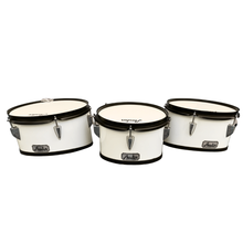 Multitom 3 Tenores 10", 11" y 12" con Arnés – Blanco