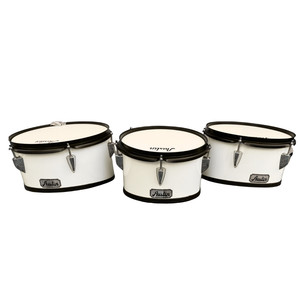 Multitom 3 Tenores 10", 11" y 12" con Arnés – Blanco