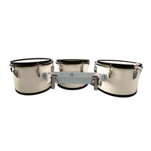 Multitom 3 Tenores 10", 11" y 12" con Arnés – Blanco