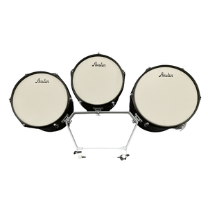 Multitom 3 Tenores 10", 11" y 12" con Arnés – Negro