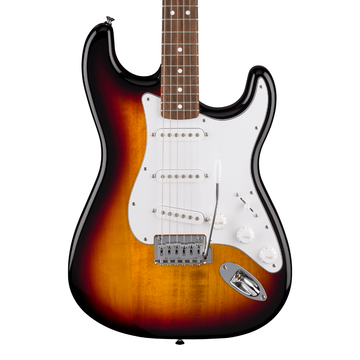 Guitarra Fender Standard Stratocaster, Laurel, White Pickguard, 3-Color Sunburst