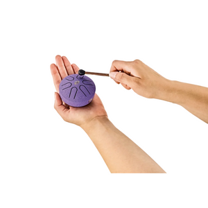 Tambor de Lengüetas 3" – La Mayor, Flor de Loto, Morado