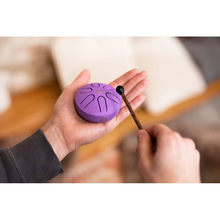Tambor de Lengüetas 3" – La Mayor, Flor de Loto, Morado