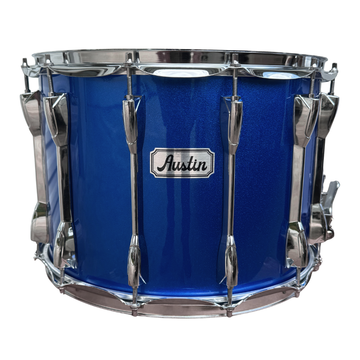 Caja Redoblante 14 x 12 Plg Con Correa y Llave - Azul
