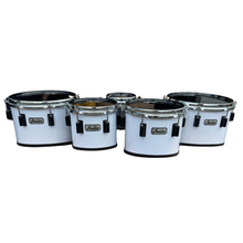 Multitom 5 Tenores 6", 8", 10", 12" y 13" con Arnés – Blanco
